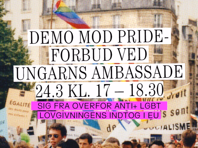 Demonstration i København mod ungarsk forbud