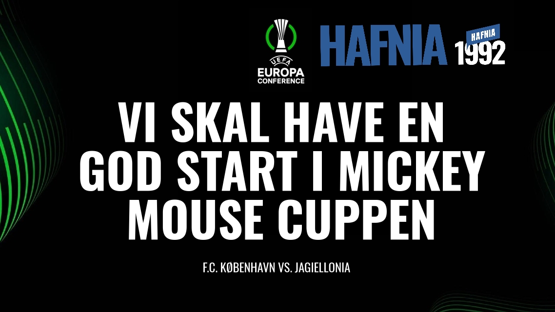 Polske mestre eller ej – FCK skal vise klassen i Mickey Mouse cuppen!