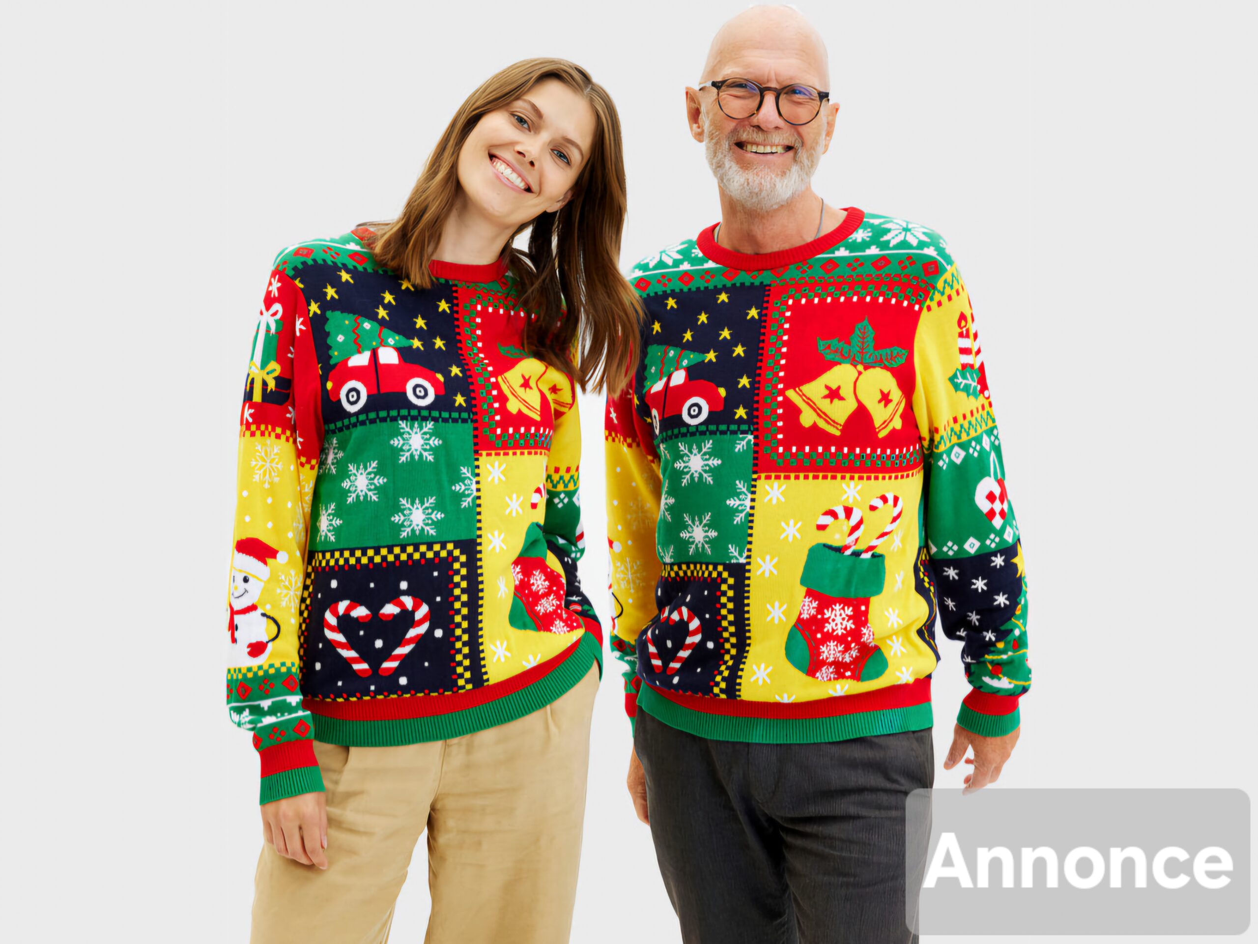 Er du klar til jul? Køb din julesweater – med eller uden lys!